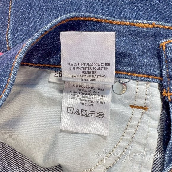 Hudson Natalie Super Skinny Jeans Blue Mid Rise Distressed - Picture 8 of 14